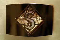 14k Gold Dress Buckle Darkness Falls As Buckle Tilts