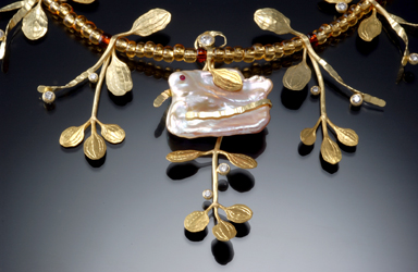 Custom Engraved Necklace For Sale - Diamonds Rubies Ruby Gold Detailed Image