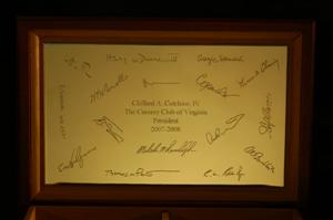 Hand Engraved Presentation Humidor Engraved Presentation Humidor