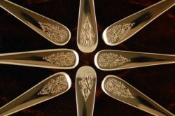 hand engraved spoon engraving silver designs example bentley fine